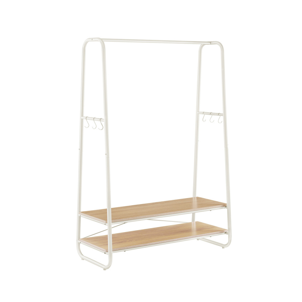 Produktbild för Garment Rack White 100x45x160cm