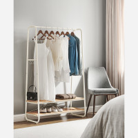 Produktbild för Garment Rack White 100x45x160cm