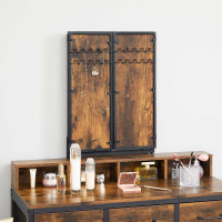 Produktbild för Vanity Table Black, Retro Color 90x40x141cm
