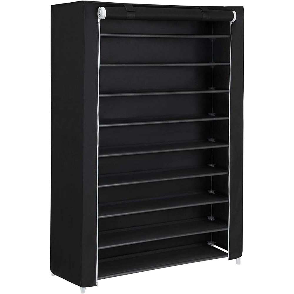 Produktbild för Shoe Rack Black 100x28x162cm