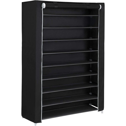 Songmics Shoe Rack Black 100x28x162cm