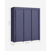 Produktbild för Wardrobe Brown 150x45x175cm