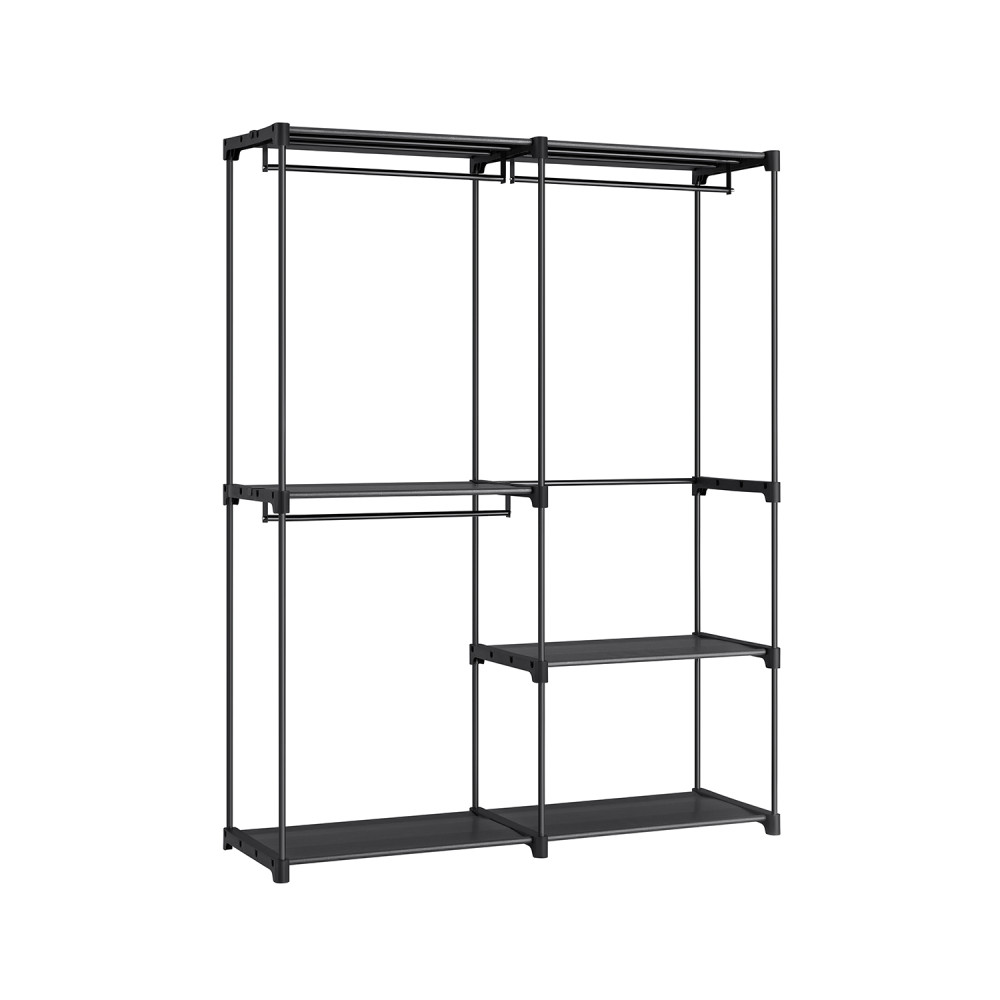 Produktbild för Wardrobe Black 138x43x182cm