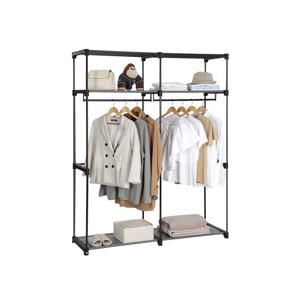 Produktbild för Wardrobe Grey 140x43x174cm