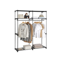 Produktbild för Wardrobe Grey 140x43x174cm