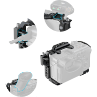 Produktbild för SmallRig 5590 Advanced Cage Kit with Battery Plate for Sony FX2