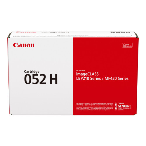 CANON Canon 052 H - hög kapacitet - svart - original - tonerkassett
