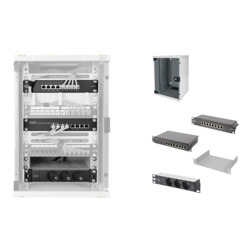 Digitus Digitus Network Set - skåp - 9U