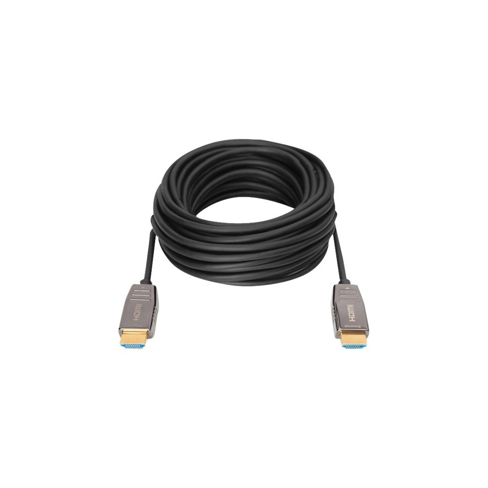 Produktbild för DIGITUS AOC HDMI-kabel med Ethernet - 30 m