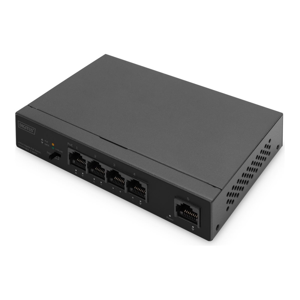 Produktbild för DIGITUS - switch - 4 portar - ohanterad