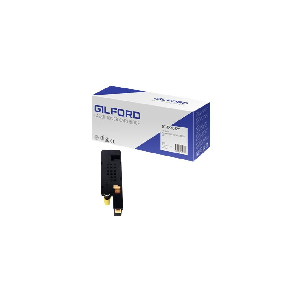 Produktbild för Gilford - gul - kompatibel - tonerkassett (alternativ för: Xerox 106R02758)