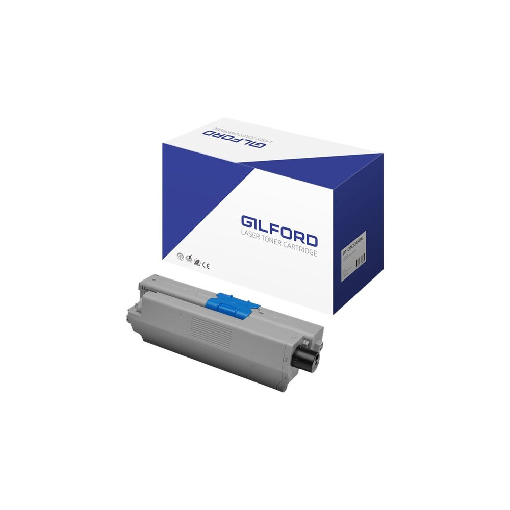 Produktbild för Gilford - svart - kompatibel - tonerkassett (alternativ för: OKI 44973508)