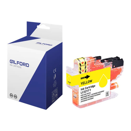 Gilford Gilford - gul - kompatibel - bläckpatron (alternativ för: Brother LC3217Y)