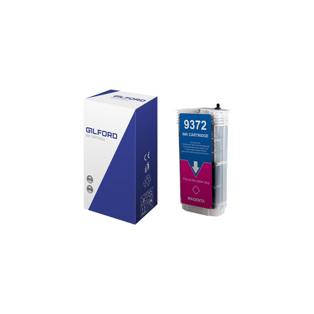 Produktbild för Gilford - magenta - kompatibel - bläckpatron (alternativ för: HP 72)