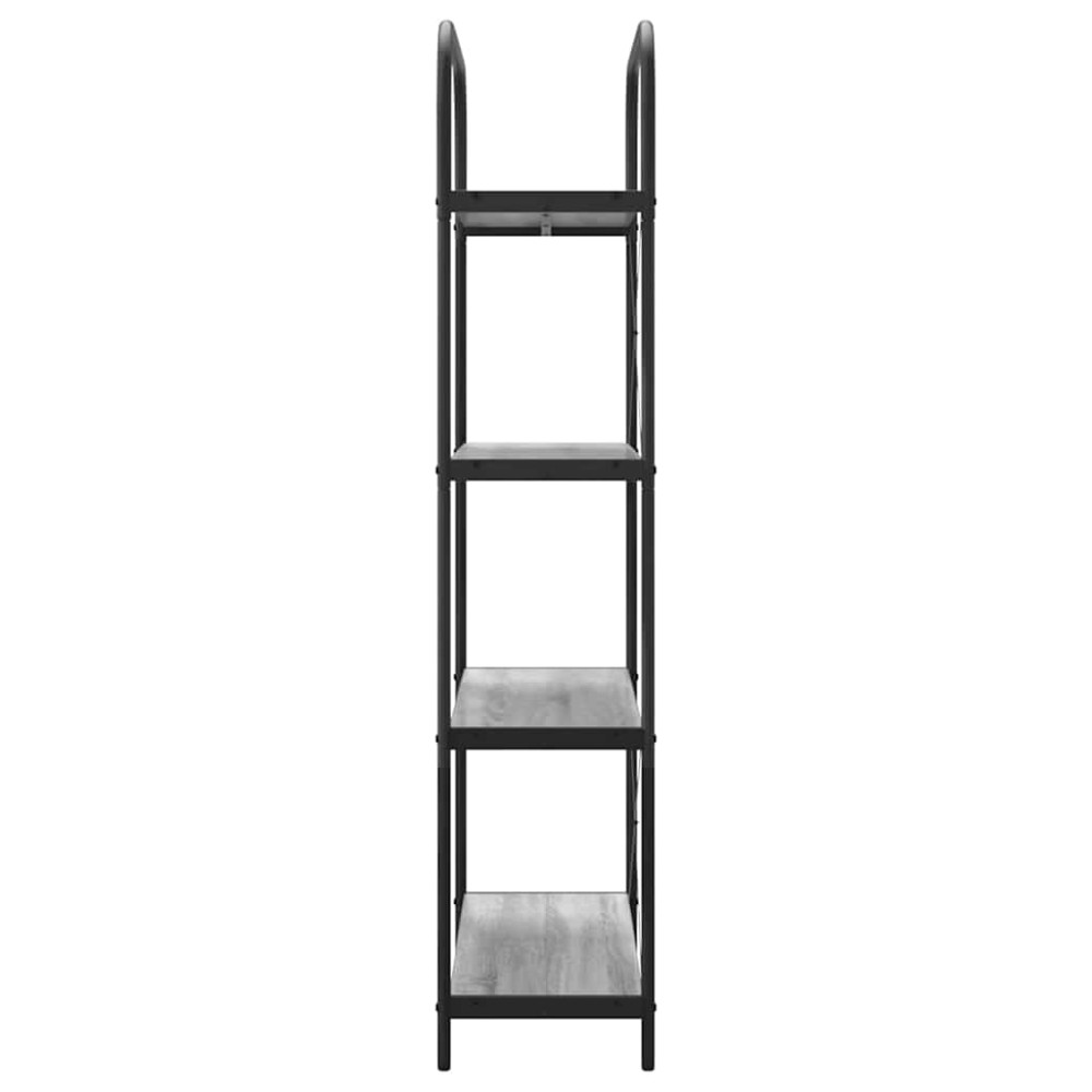 Produktbild för Hyllsystem Grå Sonoma 80 x 30 x 146 cm Konstruerat trä