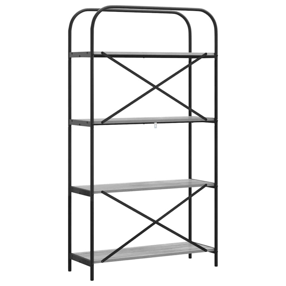Produktbild för Hyllsystem Grå Sonoma 80 x 30 x 146 cm Konstruerat trä