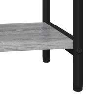 Produktbild för Hyllsystem Grå Sonoma 80 x 30 x 146 cm Konstruerat trä