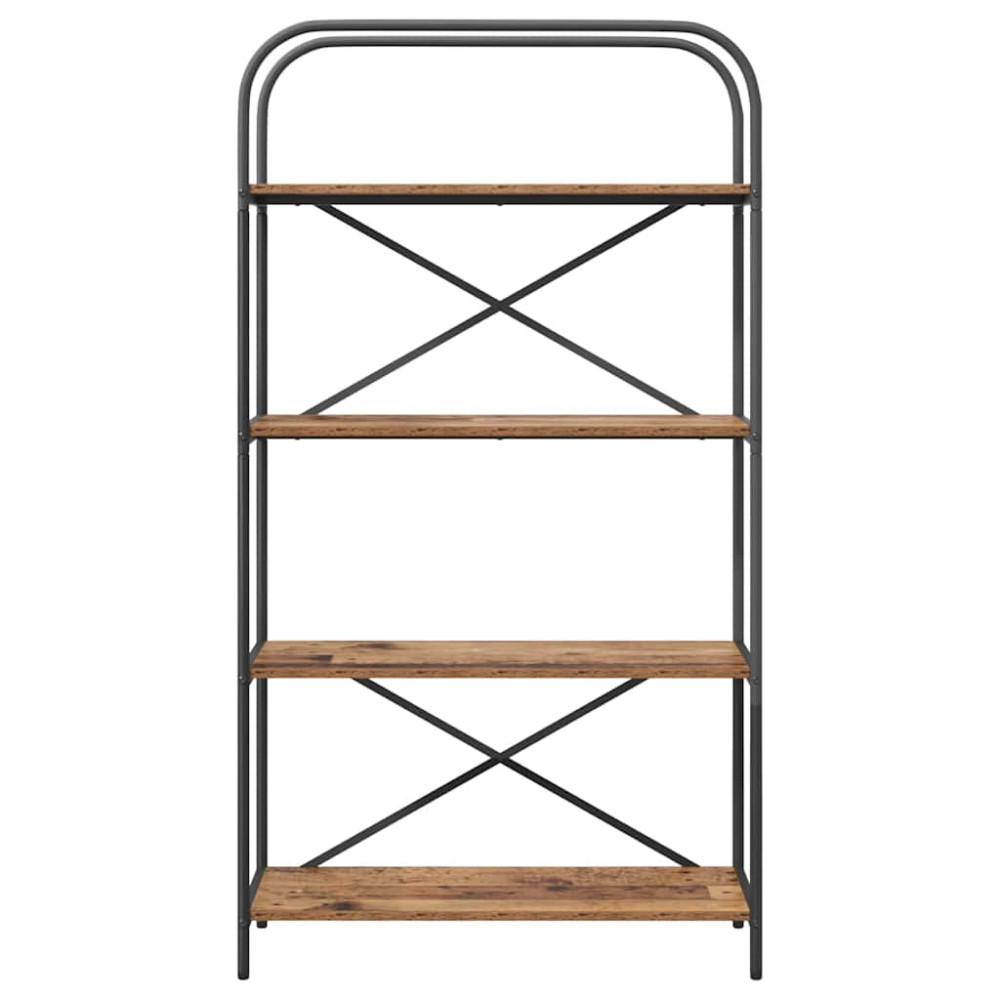 Produktbild för Hyllsystem Gammalt trä 80 x 30 x 146 cm Konstruerat trä