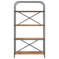 Produktbild för Hyllsystem Gammalt trä 80 x 30 x 146 cm Konstruerat trä
