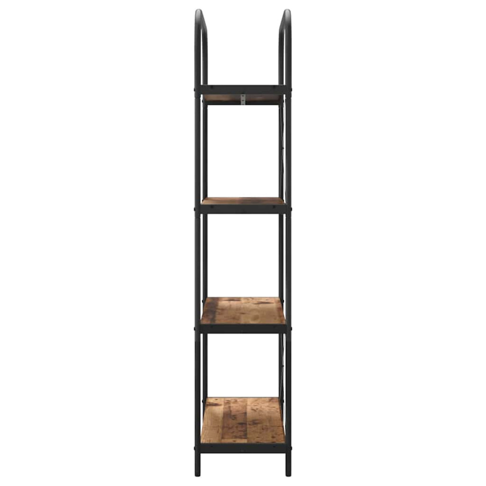 Produktbild för Hyllsystem Gammalt trä 80 x 30 x 146 cm Konstruerat trä