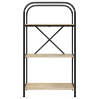 Produktbild för Hyllsystem Sonoma-ek 60 x 30 x 109 cm Konstruerat trä