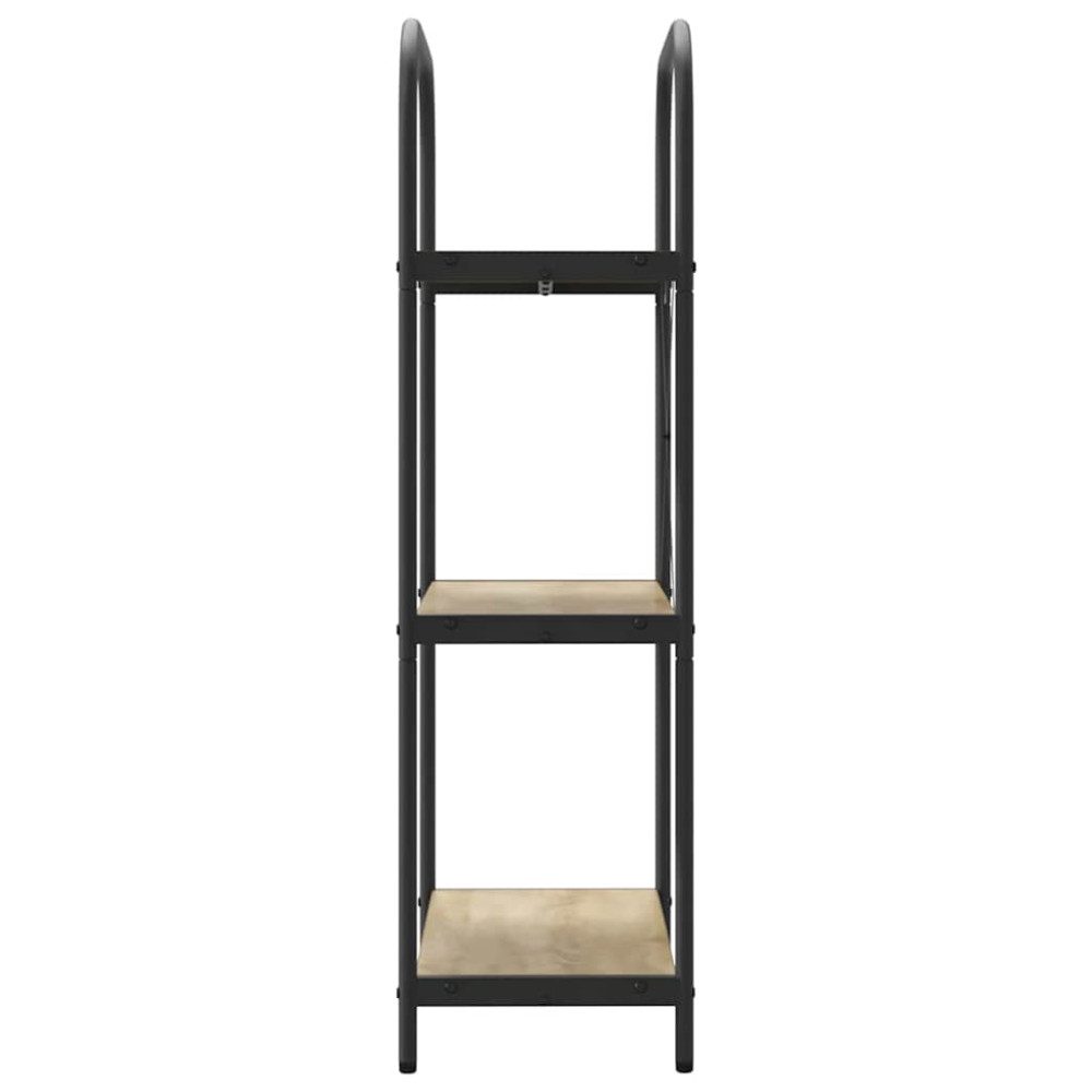 Produktbild för Hyllsystem Sonoma-ek 60 x 30 x 109 cm Konstruerat trä