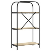 Produktbild för Hyllsystem Sonoma-ek 60 x 30 x 109 cm Konstruerat trä