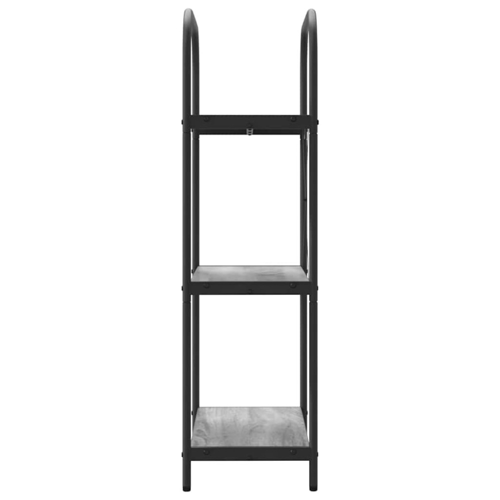 Produktbild för Hyllsystem Grå Sonoma 60 x 30 x 109 cm Konstruerat trä