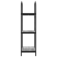 Produktbild för Hyllsystem Grå Sonoma 60 x 30 x 109 cm Konstruerat trä