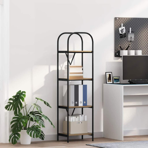 vidaXL Hyllsystem Artisan Ek 40 x 30 x 146 cm Konstruerat trä