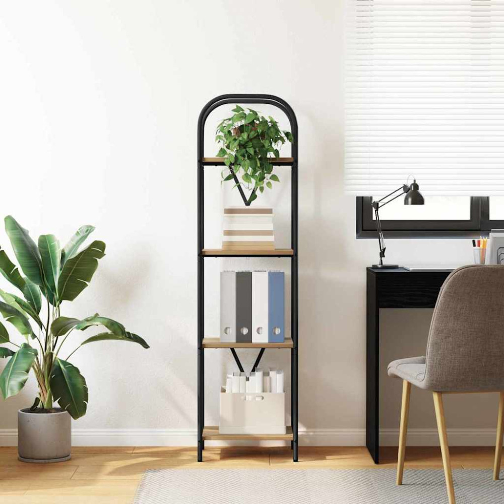 Produktbild för Hyllsystem Artisan Ek 40 x 30 x 146 cm Konstruerat trä