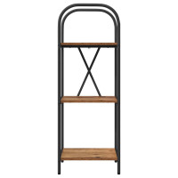 Produktbild för Hyllsystem Gammalt trä 40 x 30 x 109 cm Konstruerat trä