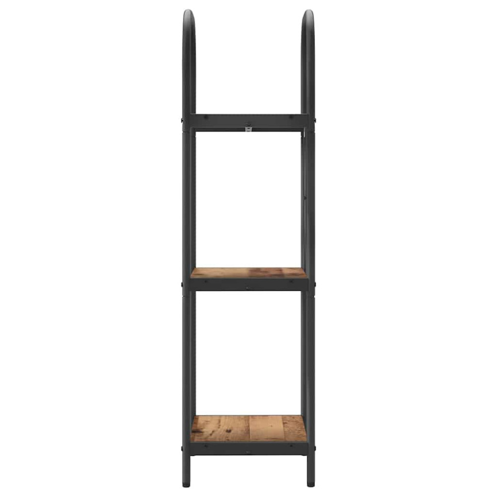 Produktbild för Hyllsystem Gammalt trä 40 x 30 x 109 cm Konstruerat trä
