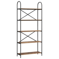 Produktbild för Hyllsystem Gammalt trä 80 x 30 x 183 cm Konstruerat trä