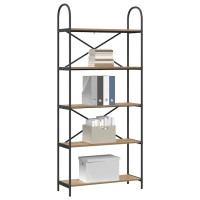 Produktbild för Hyllsystem Artisan Ek 80 x 30 x 183 cm Konstruerat trä
