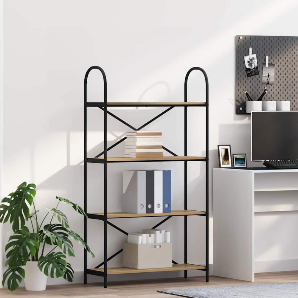 Produktbild för Hyllsystem Artisan Ek 80 x 30 x 146 cm Konstruerat trä