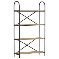 Produktbild för Hyllsystem Artisan Ek 80 x 30 x 146 cm Konstruerat trä
