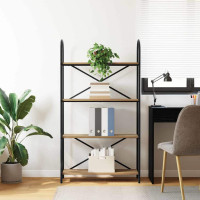 Produktbild för Hyllsystem Artisan Ek 80 x 30 x 146 cm Konstruerat trä
