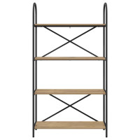 Produktbild för Hyllsystem Artisan Ek 80 x 30 x 146 cm Konstruerat trä