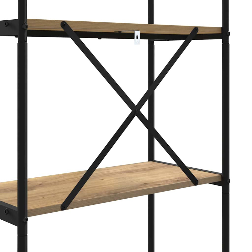 Produktbild för Hyllsystem Artisan Ek 80 x 30 x 146 cm Konstruerat trä