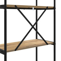 Produktbild för Hyllsystem Artisan Ek 80 x 30 x 146 cm Konstruerat trä