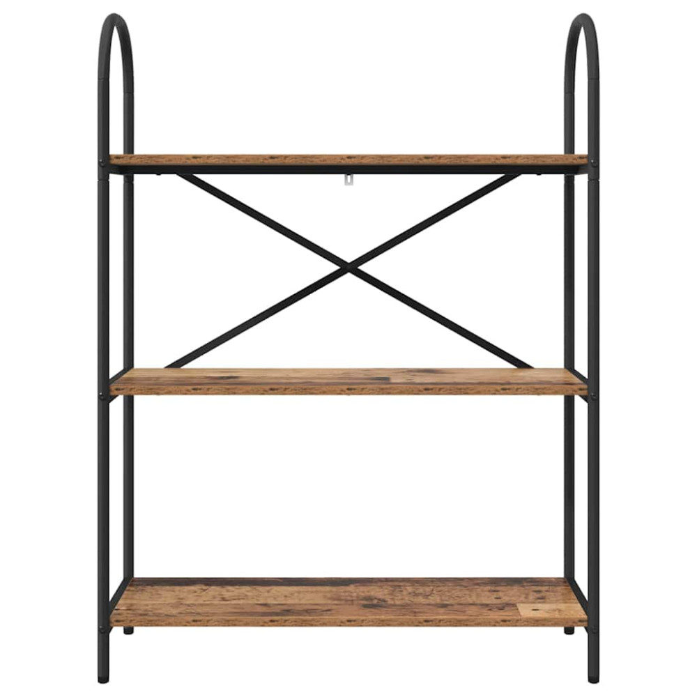 Produktbild för Hyllsystem Gammalt trä 80 x 30 x 109 cm Konstruerat trä
