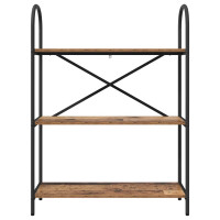 Produktbild för Hyllsystem Gammalt trä 80 x 30 x 109 cm Konstruerat trä