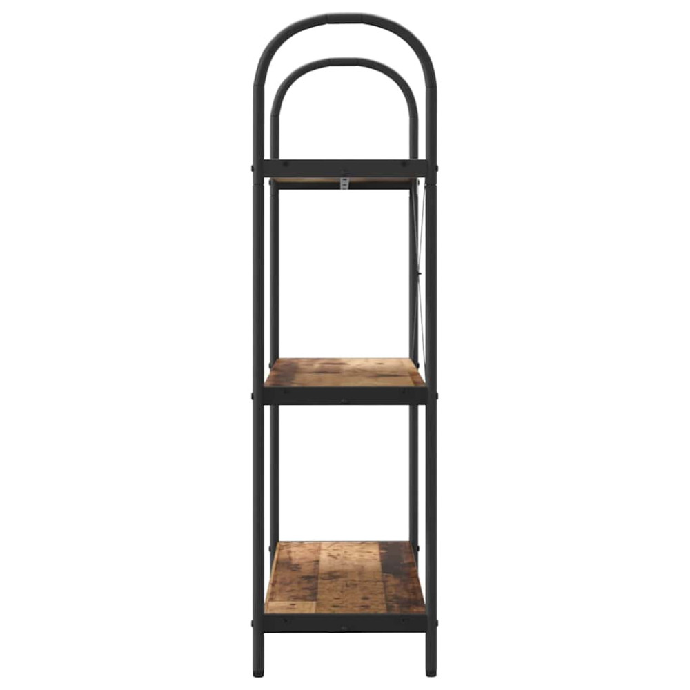 Produktbild för Hyllsystem Gammalt trä 80 x 30 x 109 cm Konstruerat trä