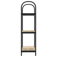 Produktbild för Hyllsystem Sonoma-ek 60 x 30 x 109 cm Konstruerat trä