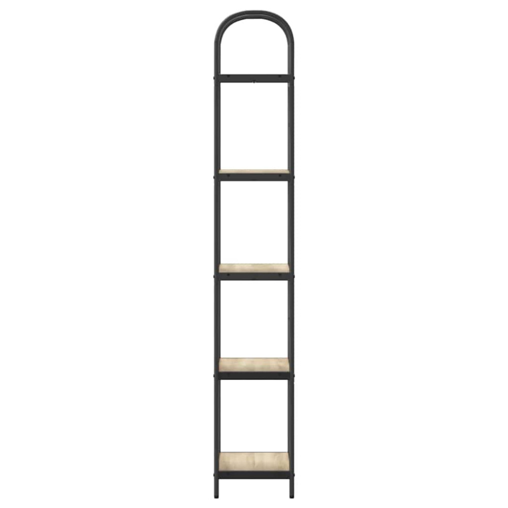 Produktbild för Hyllsystem Sonoma-ek 40 x 30 x 183 cm Konstruerat trä