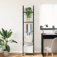Produktbild för Hyllsystem Grå Sonoma 40 x 30 x 183 cm Konstruerat trä