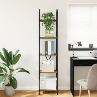 Produktbild för Hyllsystem Gammalt trä 40 x 30 x 183 cm Konstruerat trä