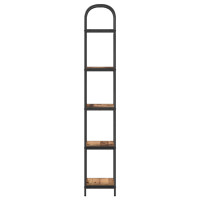 Produktbild för Hyllsystem Gammalt trä 40 x 30 x 183 cm Konstruerat trä