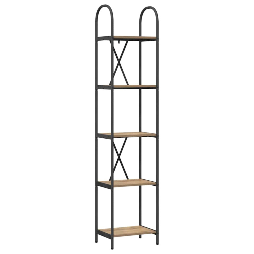 Produktbild för Hyllsystem Artisan Ek 40 x 30 x 183 cm Konstruerat trä